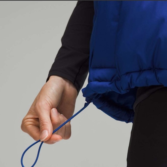 Lululemon Wunder Puff Cropped Vest, Symphony Blue, Size 12 - Picture 6 of 7